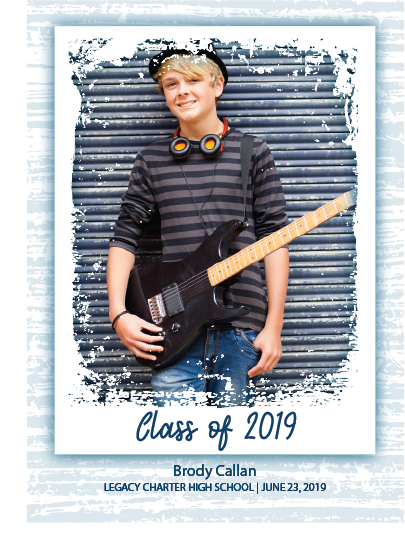 Picture of BRIGHT HORIZONS 4X8 GRADUATION PHOTO ANNOUNCEMENT